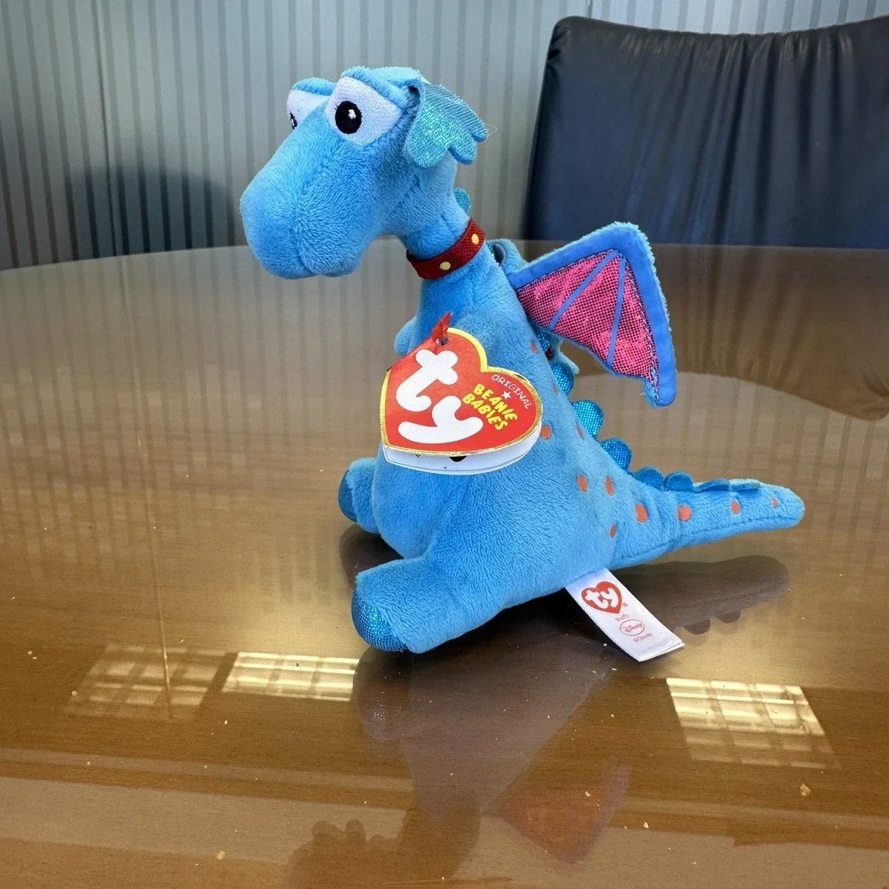Ty Beanie Baby💜STUFFY‎ THE DRAGON DISNEY DOC MCSTUFFINS